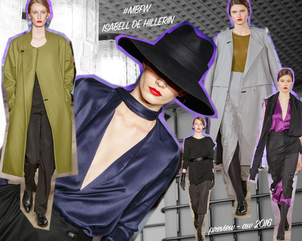 all eyes on: ISABELL DE HILLERIN – preview: aw/2016